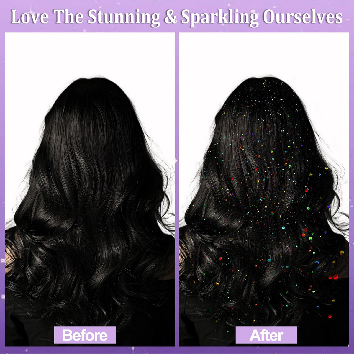Yosca holographic texture detail highlighting multi-angle sparkle