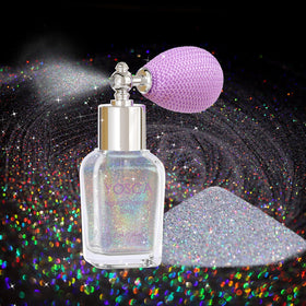 Yosca front bottle showing glass design and label for decorative sparkle