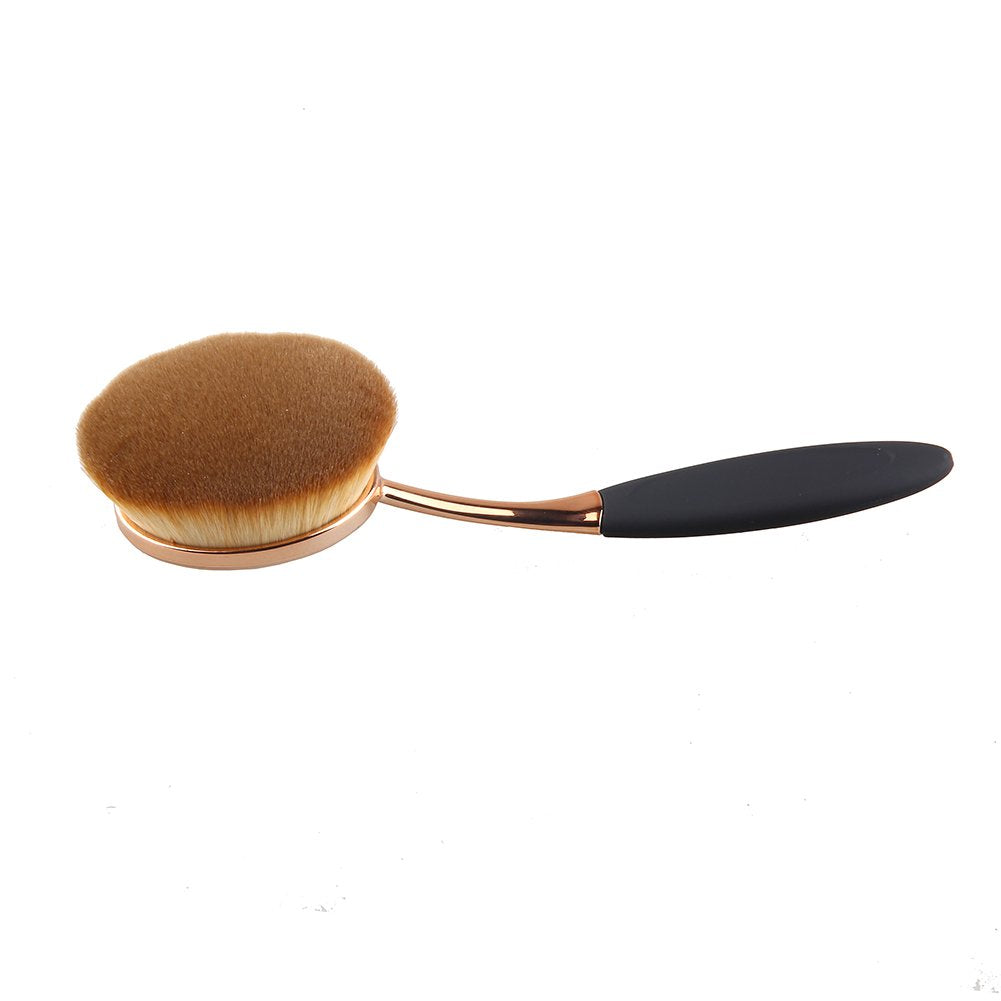 Yoseng brush applying liquid foundation for even, streak-free coverage