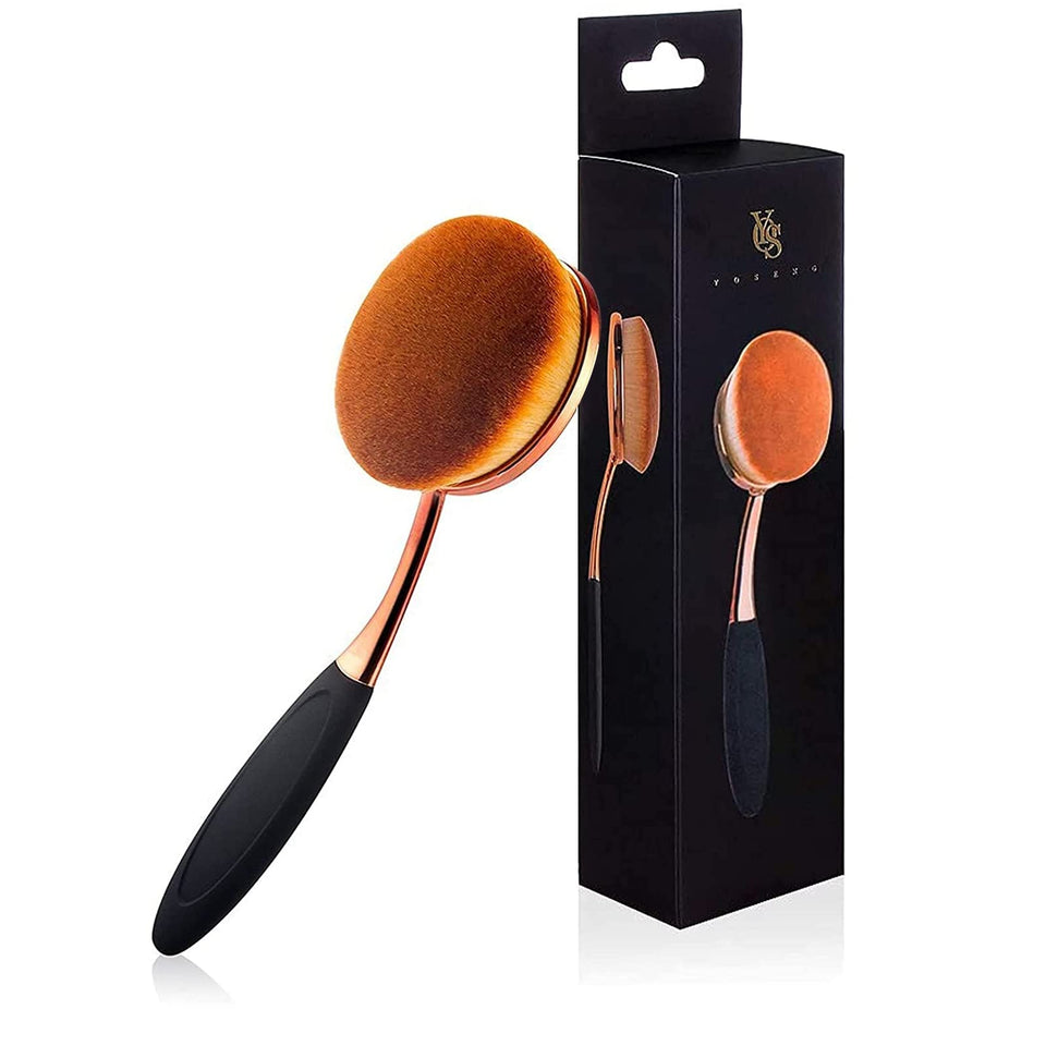 Yoseng brush front view showing toothbrush-shaped head and fast application