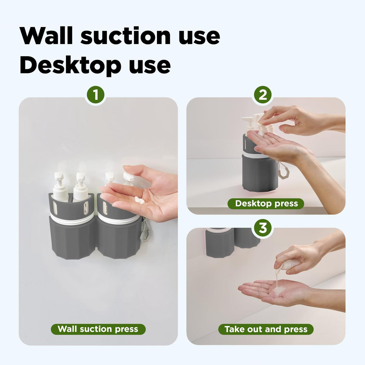 YOTIME mouthwash cup tightened on dispenser providing a spill-proof seal for packing