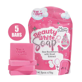 Generic You Glow Babe close-up of soap texture showing creamy lather benefit