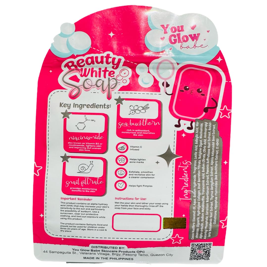 Generic You Glow Babe lather on hand demonstrating gentle cleansing benefit