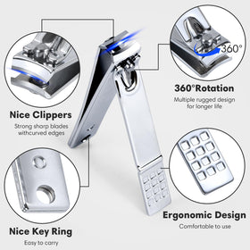 Yougai stainless steel clippers close-up highlighting sharp blades and precision