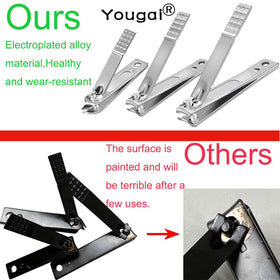 Yougai grooming tools arranged flatlay to display included instruments clearly