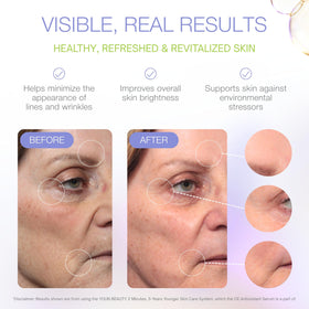 YOUN Beauty label close-up showing ingredient list and clean skincare claims