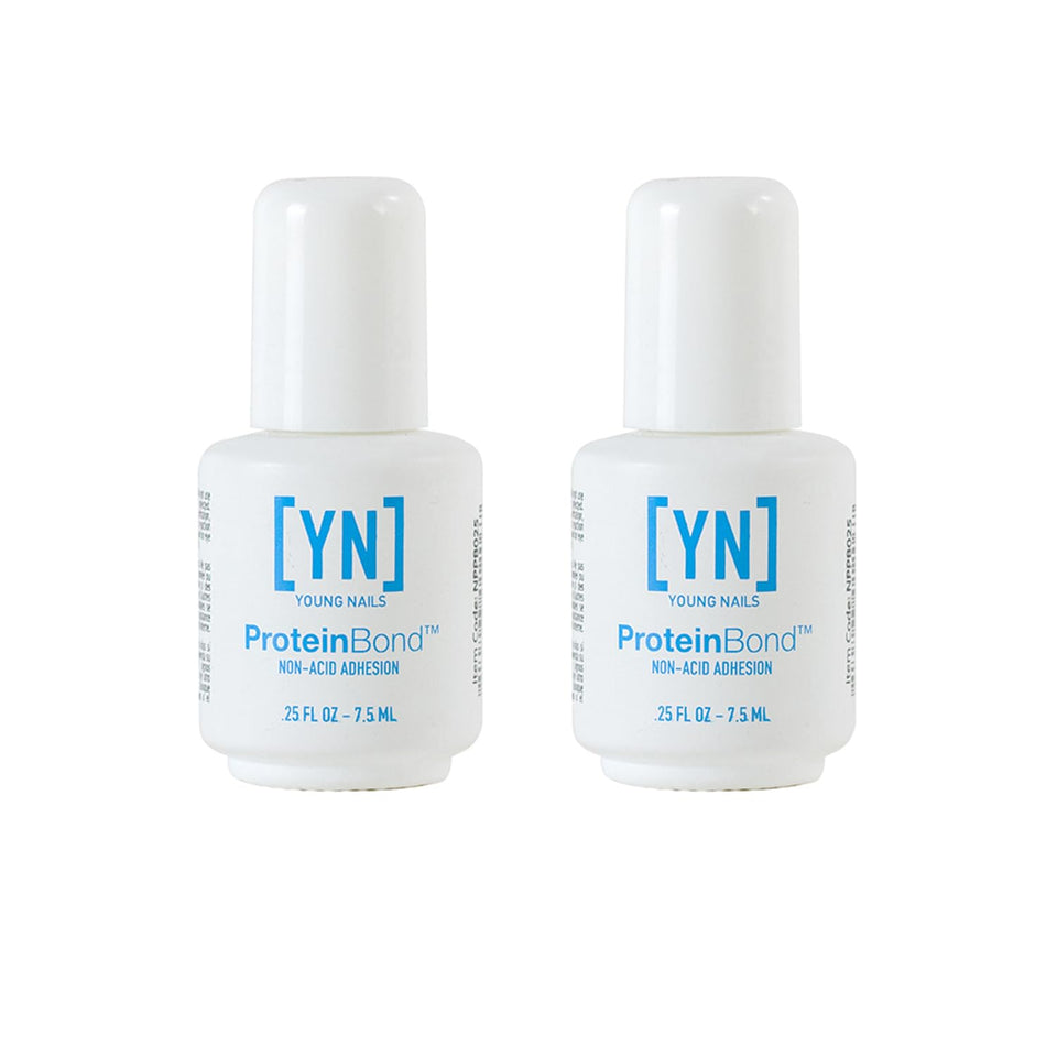 Young Nails front packaging showing bottle and brand for professional adhesion