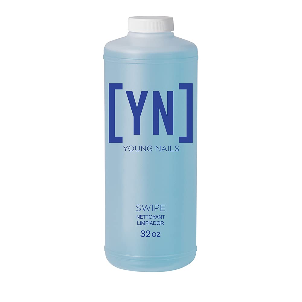 Young Nails Nail Swipe front bottle showing label and professional 32 fl oz size benefit