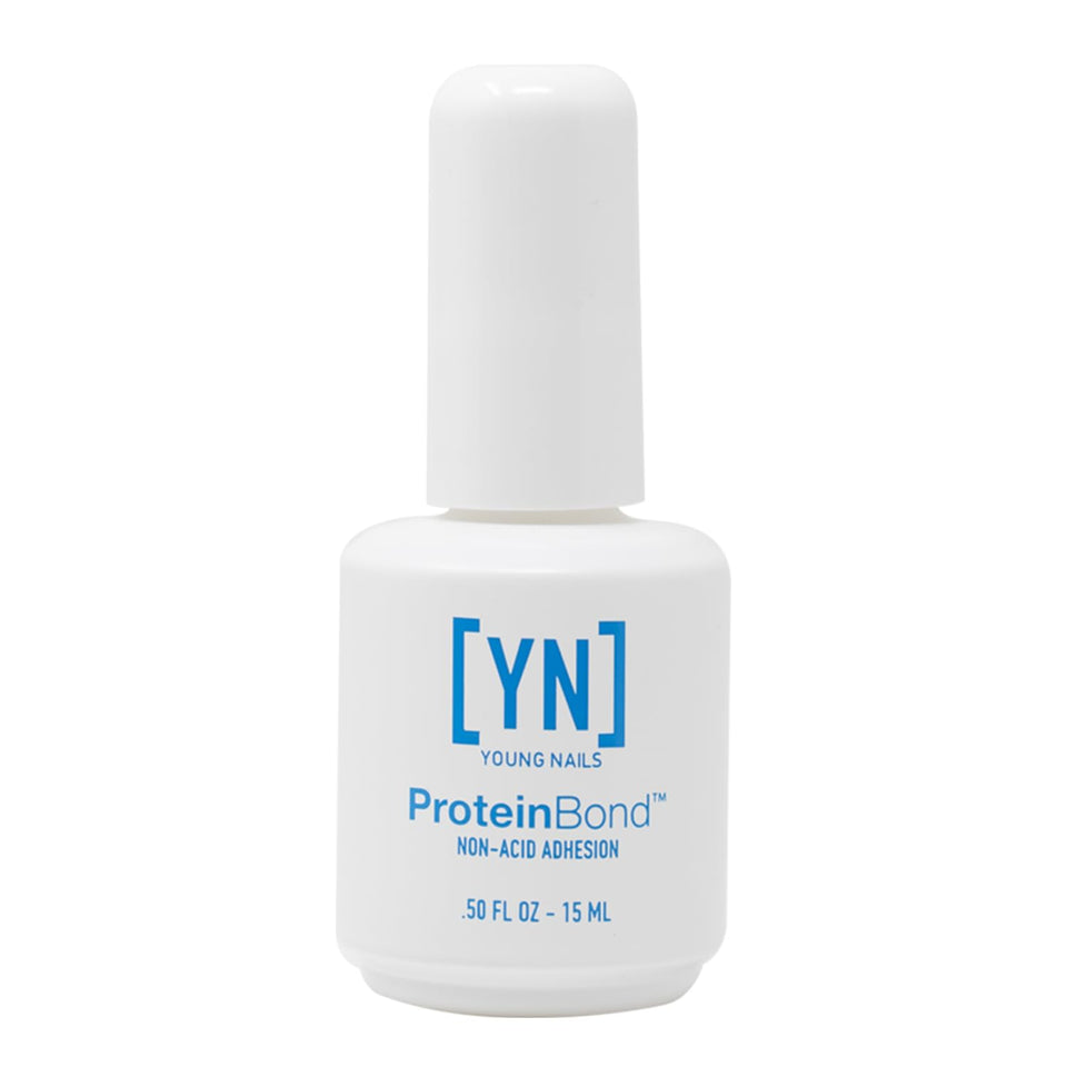 Young Nails Protein Bond front packaging showing product label and cap for professional use
