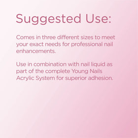 Young Nails Rosebud sculpted extension before and after illustrating natural pink-nude coverage and strength
