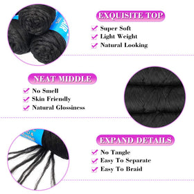 Youngther crochet hook and clips included for faster installation and neat sections