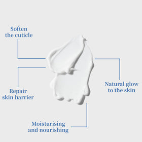 YOUNGYOUNGLOVE label detail highlighting urea 70 percent and salicylic acid