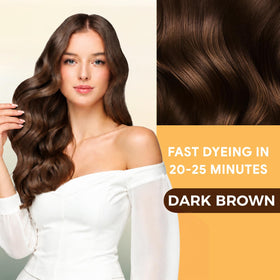YOURTONE before and after comparison demonstrating gray coverage