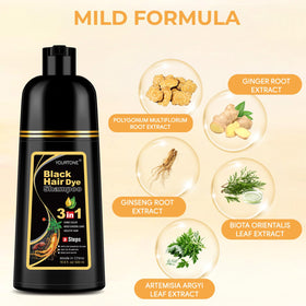YOURTONE shampoo being poured into hand and lathering, easy salon-free application benefit