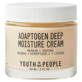 Youth To The People jar front view showing label and soothing design benefits