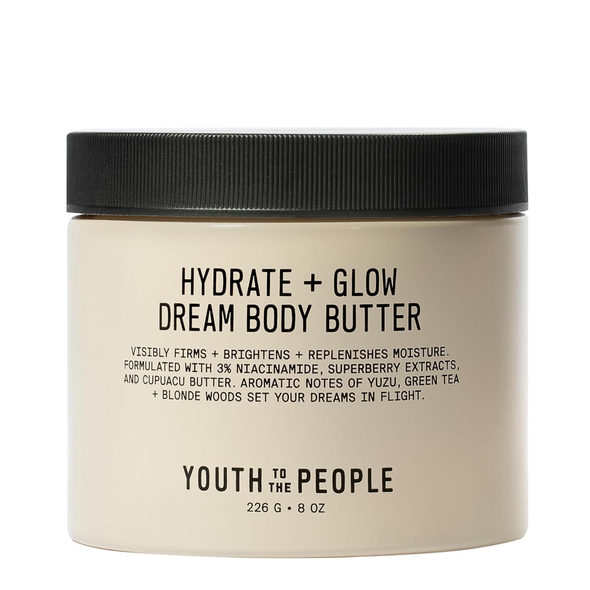 Youth To The People jar front view showing product and brand benefits