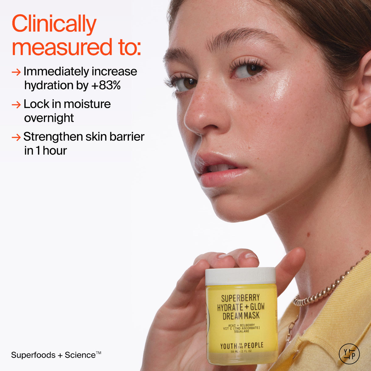 youth to the people applying mask at night, locks in moisture while sleeping