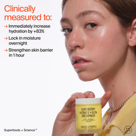 youth to the people applying mask at night, locks in moisture while sleeping