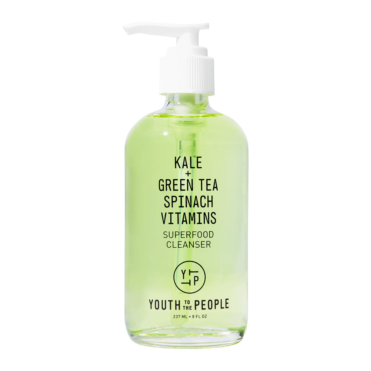 Youth To The People front bottle showing eco-friendly design and daily use benefit