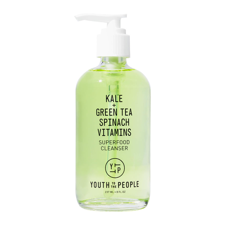 Youth To The People front bottle showing eco-friendly design and daily use benefit