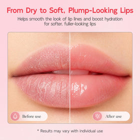 YouthVibe being applied to lips demonstrating comfortable non-sticky finish
