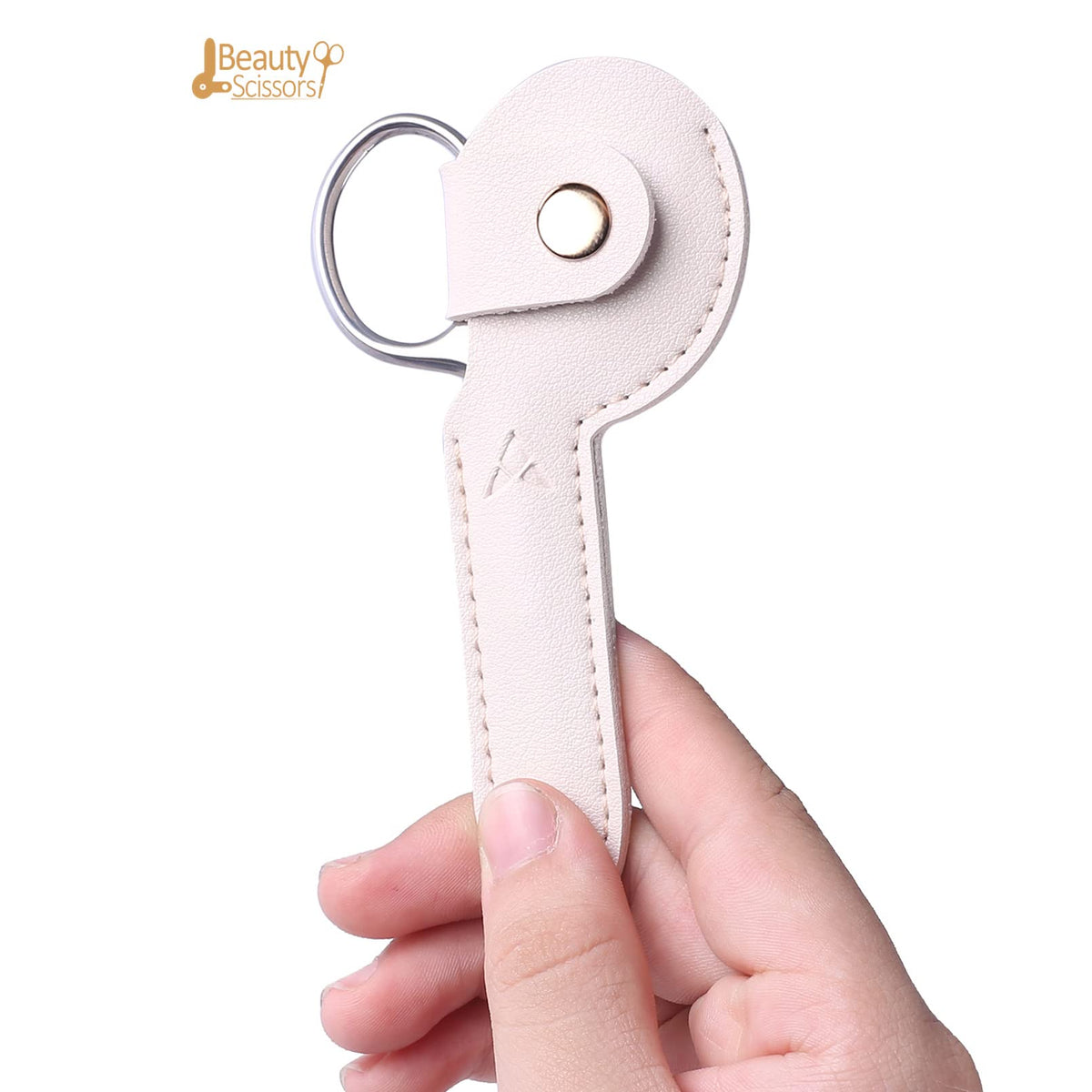 YOUYISI scissors seated in PU leather case, protects blades and keeps hygienic