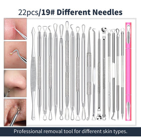 YOUYISI tool in use on model nose illustrating targeted extraction technique with magnifier