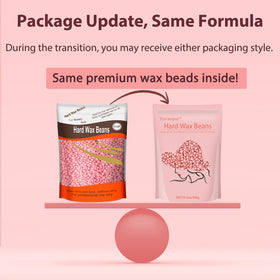 Yovanpur close-up of rose pink wax beads highlighting smooth melting and consistency benefit
