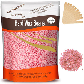 Yovanpur front pouch showing product packaging and clear benefit for at-home waxing