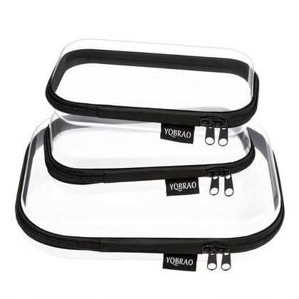 YQBRAO front view clear pouch showing contents and fast identification benefit