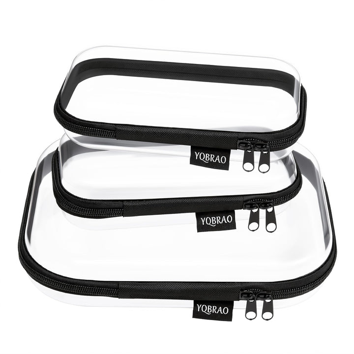 YQBRAO front view clear pouch showing contents and fast identification benefit