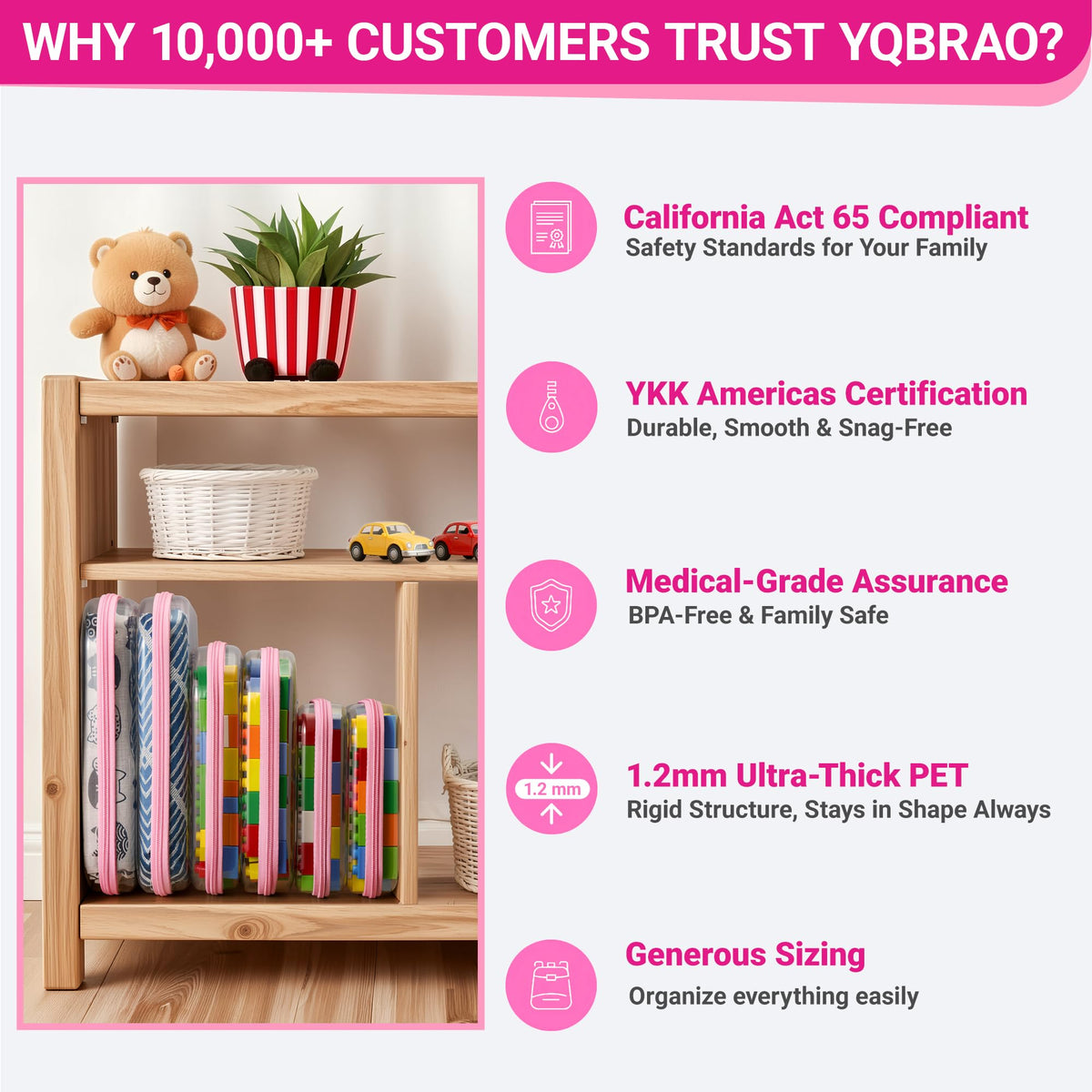 YQBRAO pouch held by hand next to wallet, shows compact size and portability