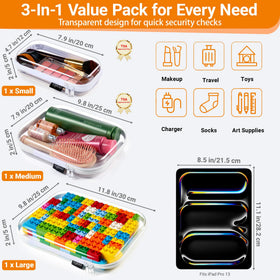 YQBRAO small pouch inside a diaper bag showing quick visibility and tidy organization
