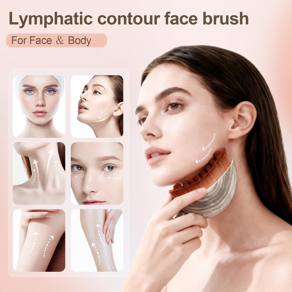 Yqzjjjust close-up of soft durable bristles highlighting gentle skin-friendly touch