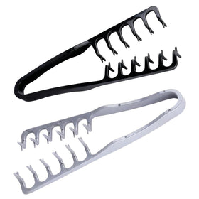 YRAKOZIN front view of both combs showing compact design and grip for easy styling