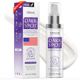 YRNVK front bottle view showing sleek brightening serum packaging and brand clarity