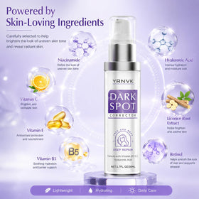 YRNVK serum texture droplet on fingertip showing lightweight absorbent feel