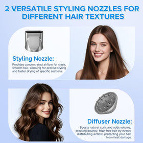 YSATERY diffuser attached drying curly hair to boost volume and reduce frizz
