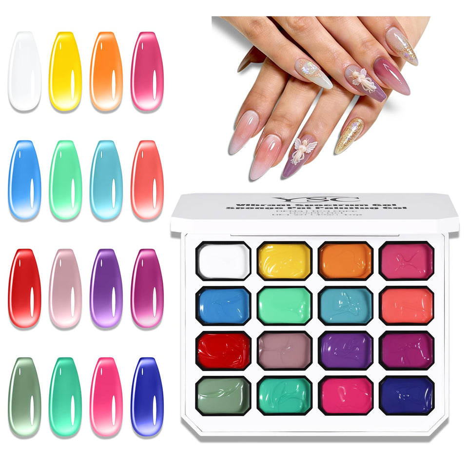YSC front packaging showing all 16 colors and palette benefits