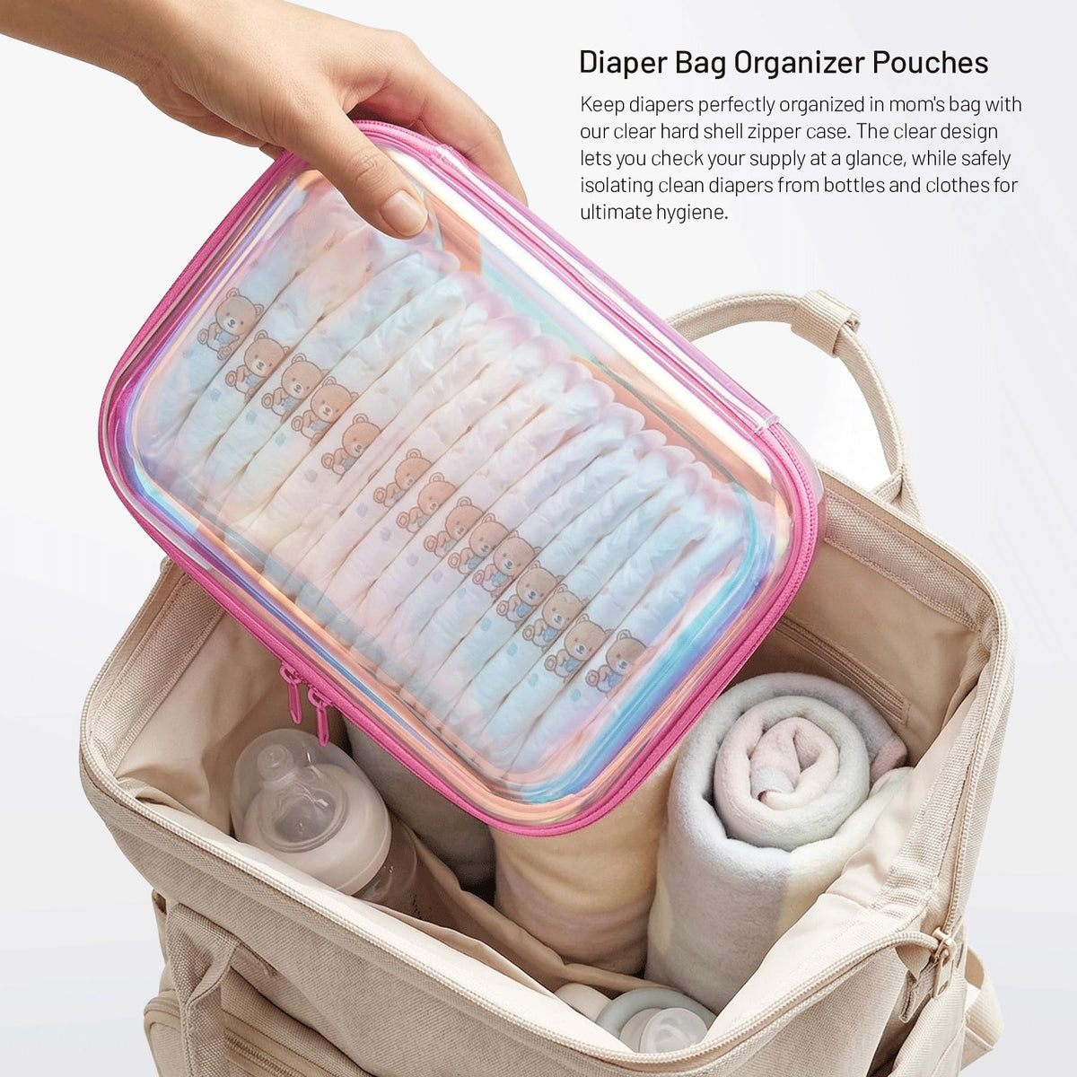 YSHXNX small bag holding chargers and cosmetics for tidy everyday carry