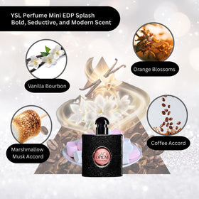 Yves Saint Laurent product box and label highlighting authentic designer packaging benefit