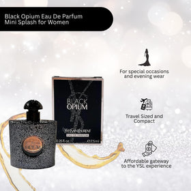 Yves Saint Laurent closeup of splash nozzle for precise application and portability benefit