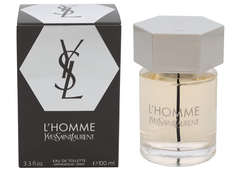 Yves Saint Laurent L'Homme front bottle view showing elegant design and instant recognition