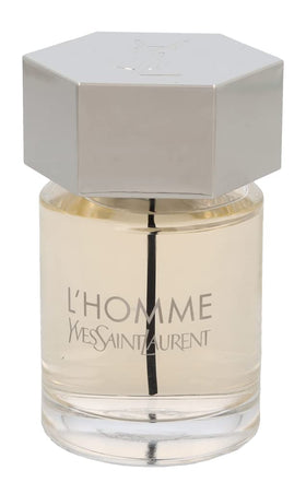 Yves Saint Laurent L'Homme spray close-up demonstrating easy application and controlled mist