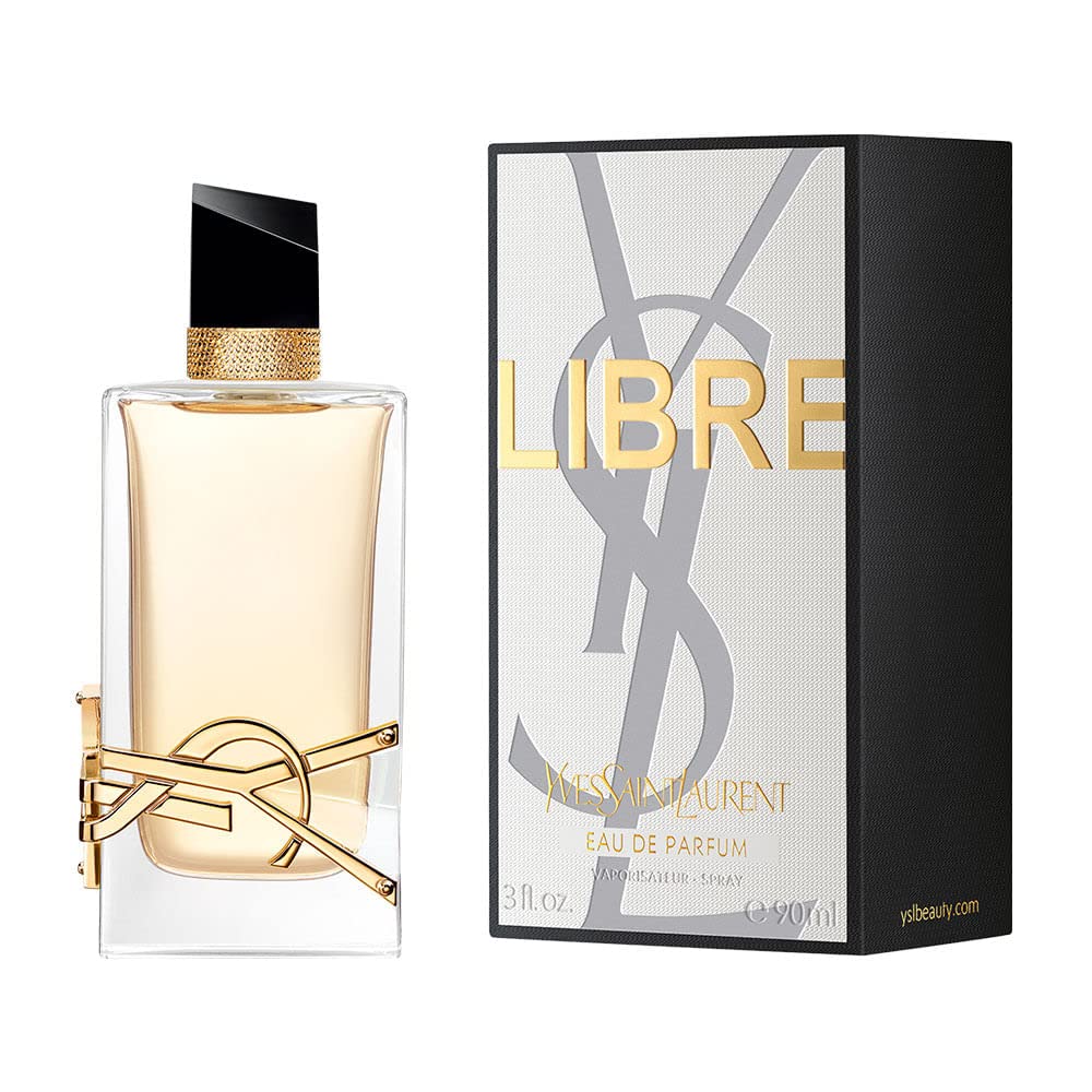 Yves Saint Laurent Libre boxed packaging displayed, protects fragrance and gift-ready
