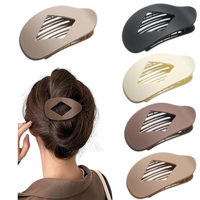 Yswulj front packaging displaying five neutral matte flat clips, shows organized set benefit
