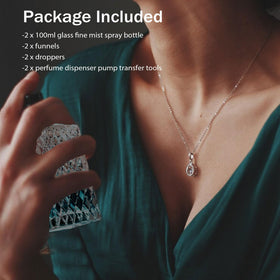 YU FENG bottle held in hand demonstrating 100ml travel-friendly capacity and portability