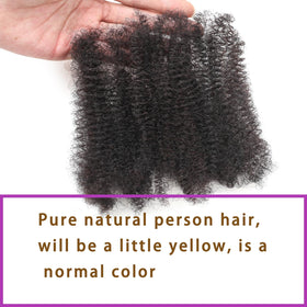 YuDragonFt bundle label detail highlighting 100% human hair quality