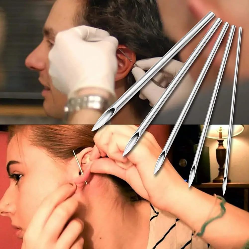 Yuelong lifestyle piercing setup with tools arranged to illustrate organized workflow