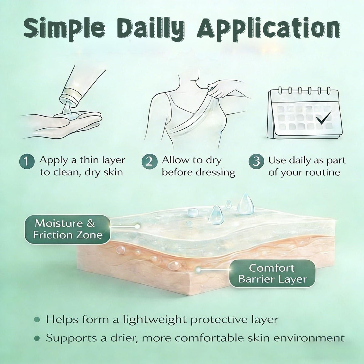 YUEOL label close view showing directions and daily-use guidance benefit